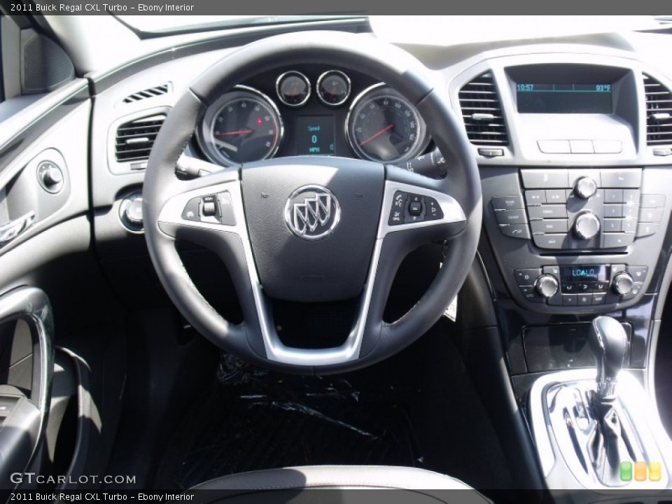 Ebony Interior Dashboard for the 2011 Buick Regal CXL Turbo #49996090