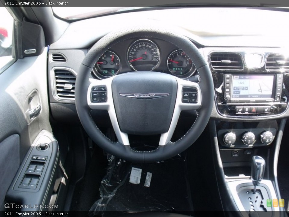 Black Interior Dashboard for the 2011 Chrysler 200 S #49996411