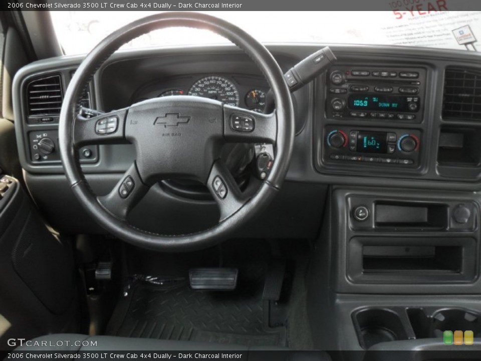 Dark Charcoal Interior Dashboard for the 2006 Chevrolet Silverado 3500 LT Crew Cab 4x4 Dually #49996537