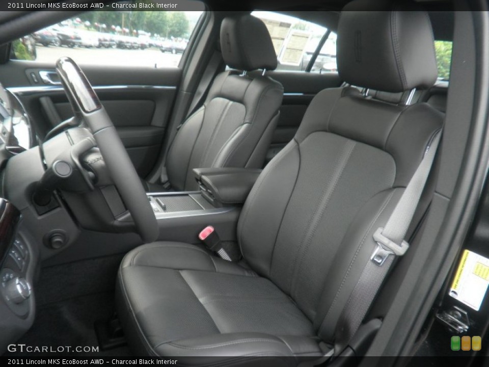 Charcoal Black Interior Photo for the 2011 Lincoln MKS EcoBoost AWD #49996720