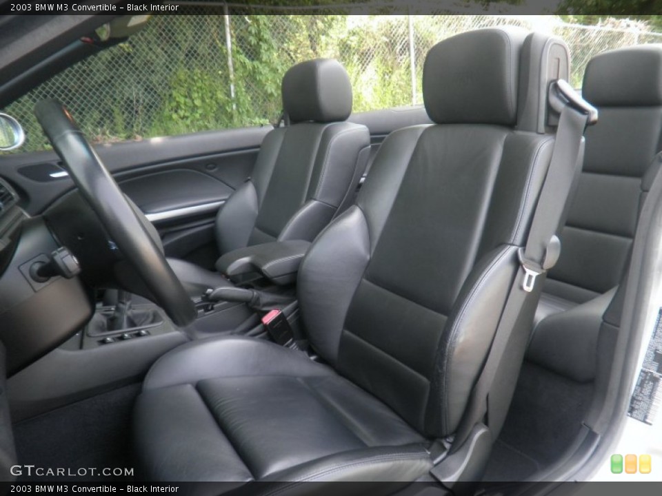 Black Interior Photo for the 2003 BMW M3 Convertible #49997203