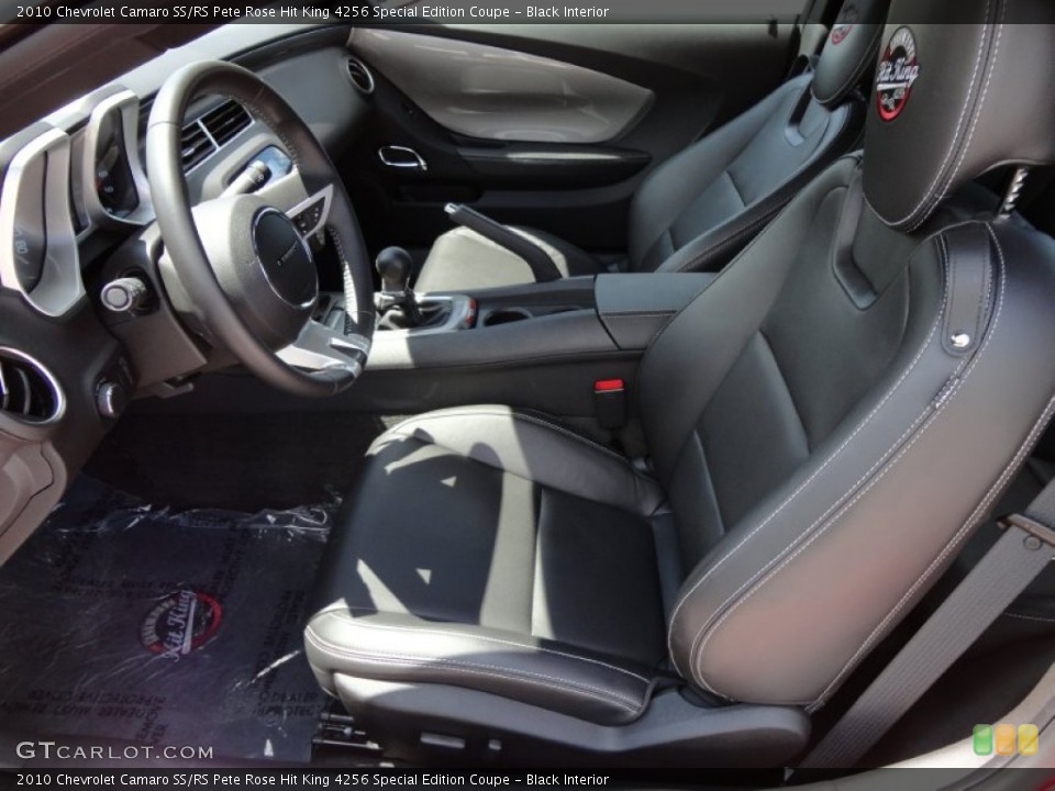 Black Interior Photo for the 2010 Chevrolet Camaro SS/RS Pete Rose Hit King 4256 Special Edition Coupe #49998487