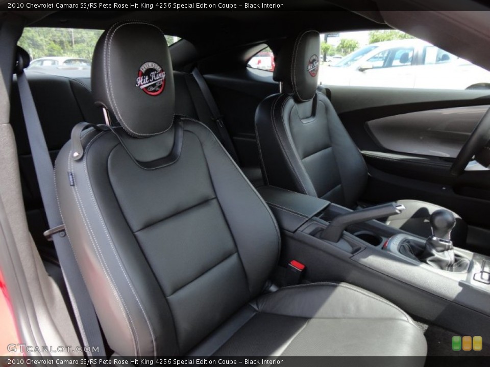 Black Interior Photo for the 2010 Chevrolet Camaro SS/RS Pete Rose Hit King 4256 Special Edition Coupe #49998649