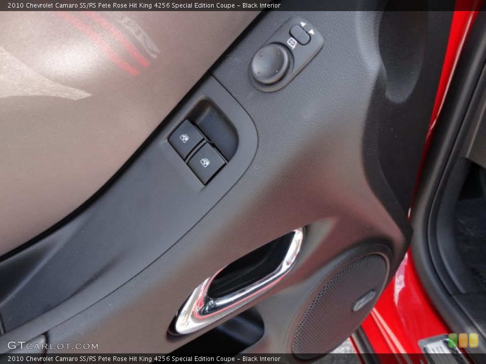 Black Interior Controls for the 2010 Chevrolet Camaro SS/RS Pete Rose Hit King 4256 Special Edition Coupe #49998805