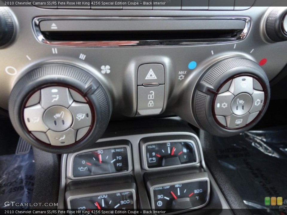 Black Interior Controls for the 2010 Chevrolet Camaro SS/RS Pete Rose Hit King 4256 Special Edition Coupe #49998859