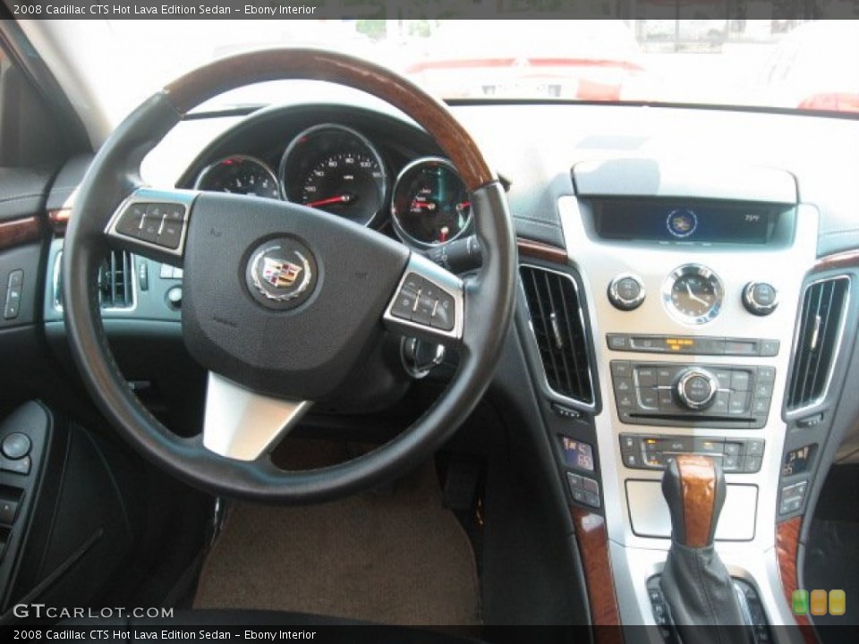 Ebony Interior Dashboard for the 2008 Cadillac CTS Hot Lava Edition Sedan #50001766