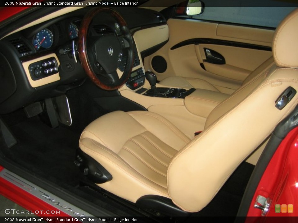 Beige Interior Photo for the 2008 Maserati GranTurismo  #50002789