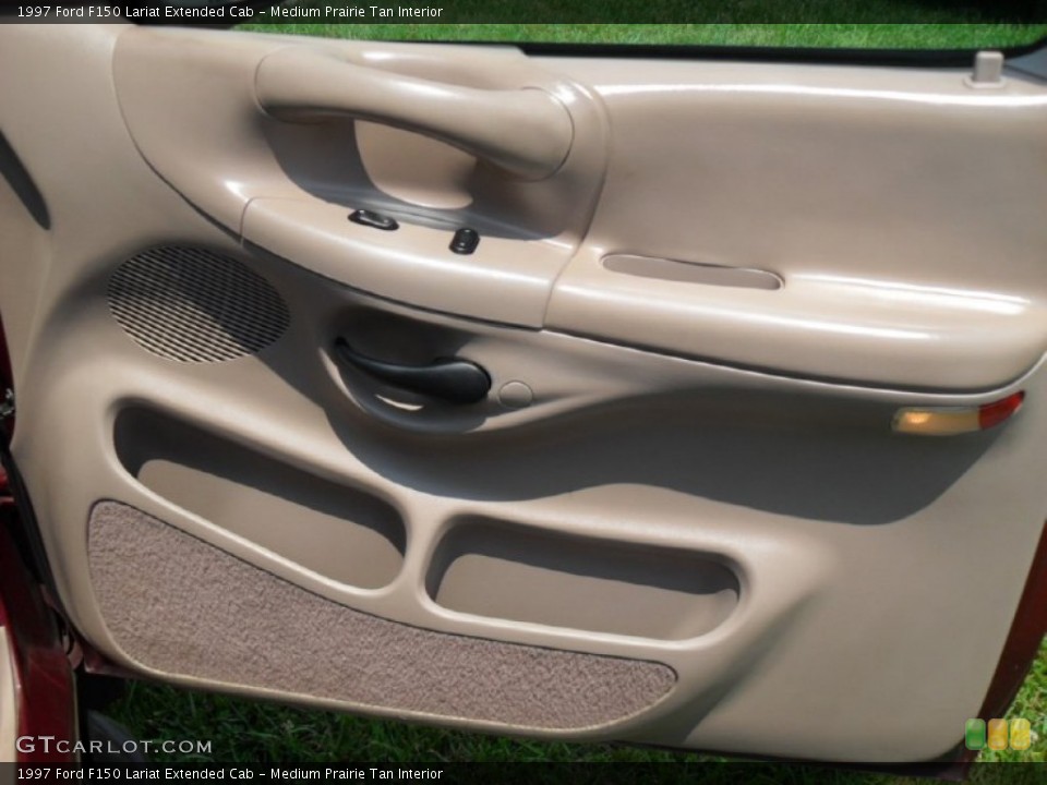 Medium Prairie Tan Interior Door Panel for the 1997 Ford F150 Lariat Extended Cab #50002852