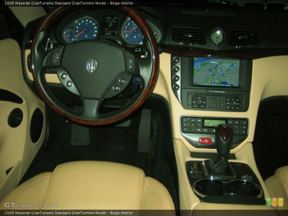 Beige Interior Dashboard for the 2008 Maserati GranTurismo  #50002885