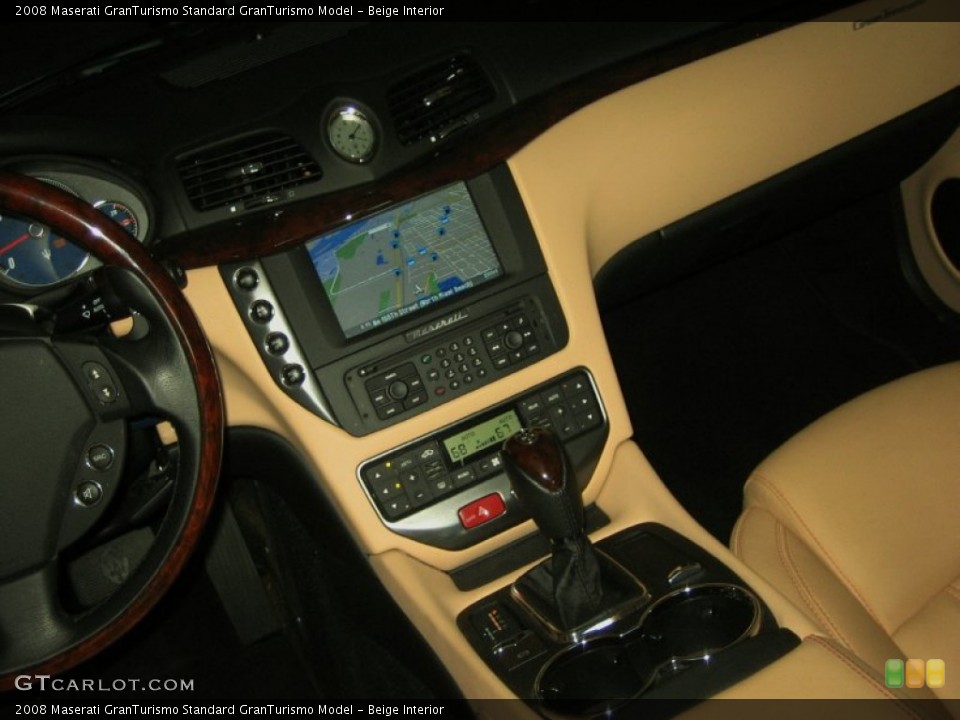 Beige Interior Controls for the 2008 Maserati GranTurismo  #50003023