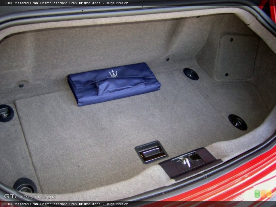 Beige Interior Trunk for the 2008 Maserati GranTurismo  #50003149