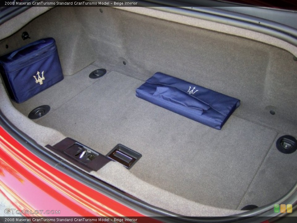 Beige Interior Trunk for the 2008 Maserati GranTurismo  #50003164
