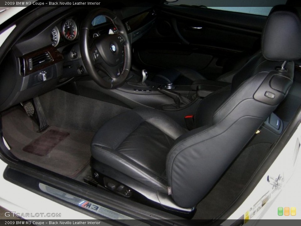 Black Novillo Leather Interior Photo for the 2009 BMW M3 Coupe #50003431