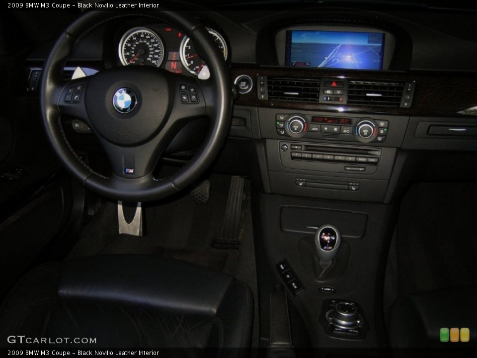 Black Novillo Leather Interior Dashboard for the 2009 BMW M3 Coupe #50003518