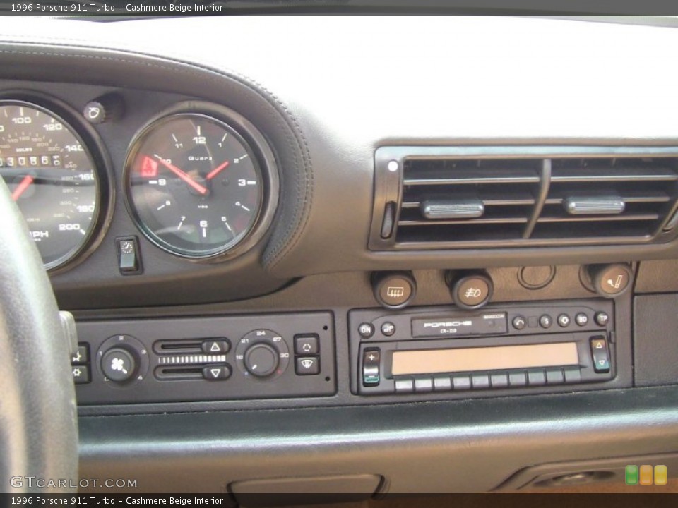 Cashmere Beige Interior Controls for the 1996 Porsche 911 Turbo #50003701