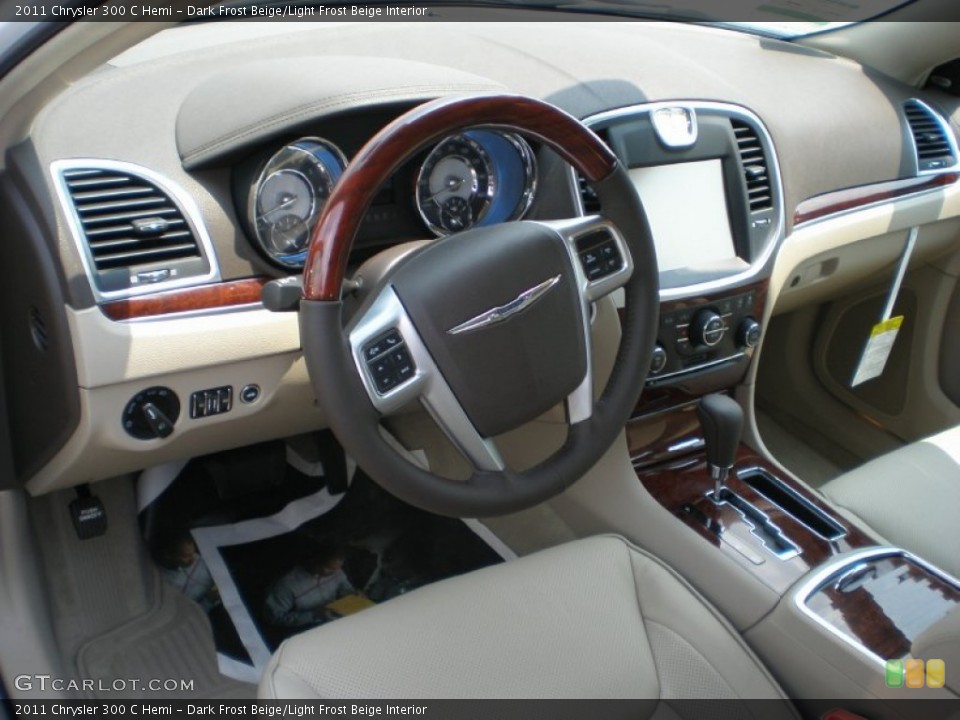 Dark Frost Beige/Light Frost Beige Interior Prime Interior for the 2011 Chrysler 300 C Hemi #50003902