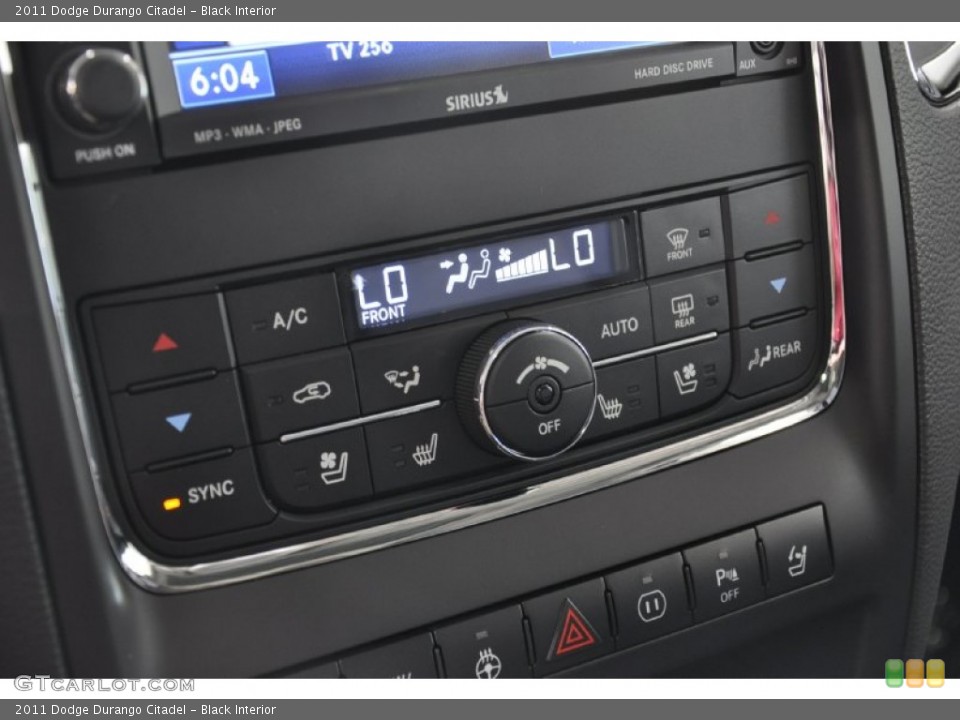 Black Interior Controls for the 2011 Dodge Durango Citadel #50005639