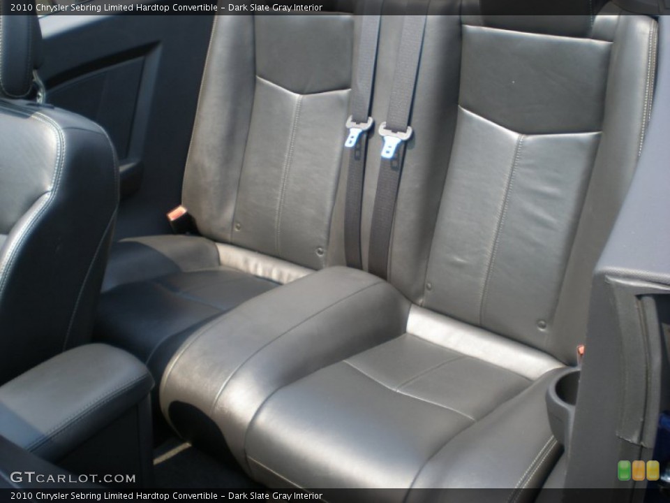 Dark Slate Gray Interior Photo for the 2010 Chrysler Sebring Limited Hardtop Convertible #50006026