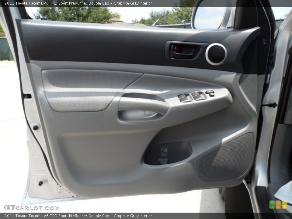Graphite Gray Interior Door Panel for the 2011 Toyota Tacoma V6 TRD Sport PreRunner Double Cab #50007439