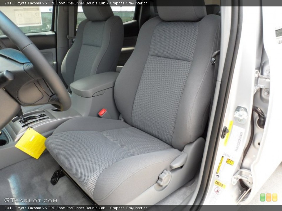 Graphite Gray Interior Photo for the 2011 Toyota Tacoma V6 TRD Sport PreRunner Double Cab #50007469