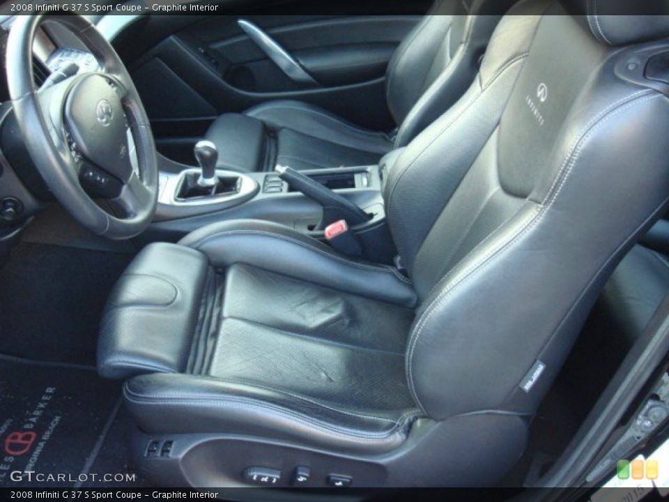 Graphite Interior Photo for the 2008 Infiniti G 37 S Sport Coupe #50010064