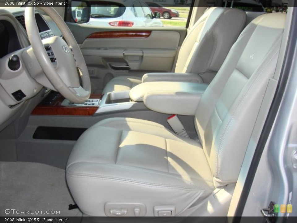 Stone Interior Photo for the 2008 Infiniti QX 56 #50010424