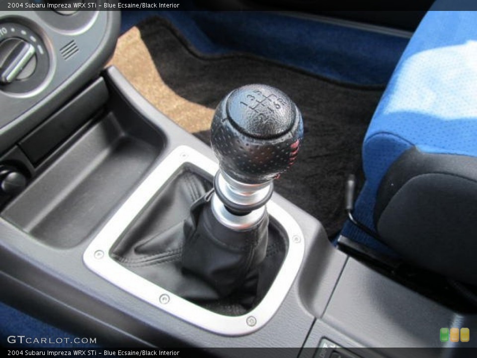 Blue Ecsaine/Black Interior Transmission for the 2004 Subaru Impreza WRX STi #50010832