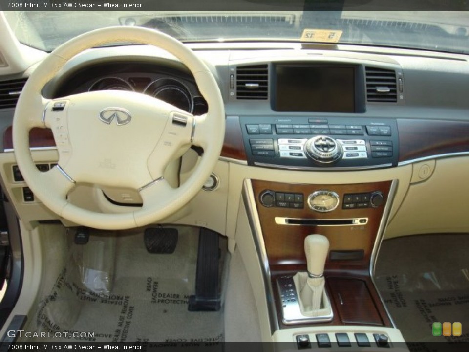 Wheat Interior Dashboard for the 2008 Infiniti M 35x AWD Sedan #50010883