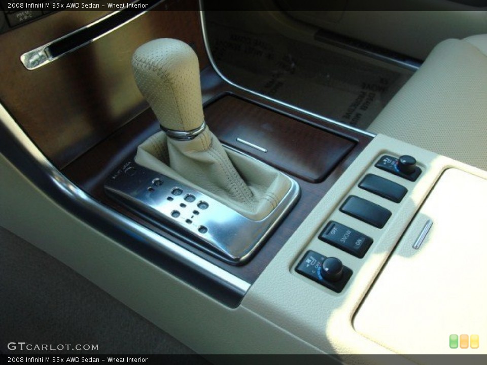 Wheat Interior Transmission for the 2008 Infiniti M 35x AWD Sedan #50011027