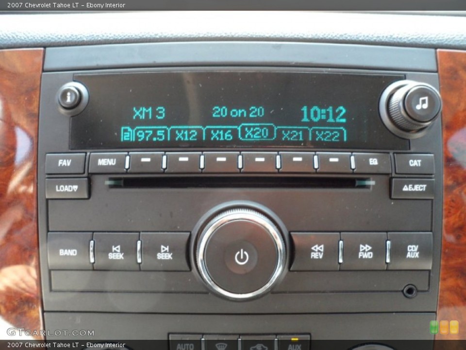 Ebony Interior Controls for the 2007 Chevrolet Tahoe LT #50011786