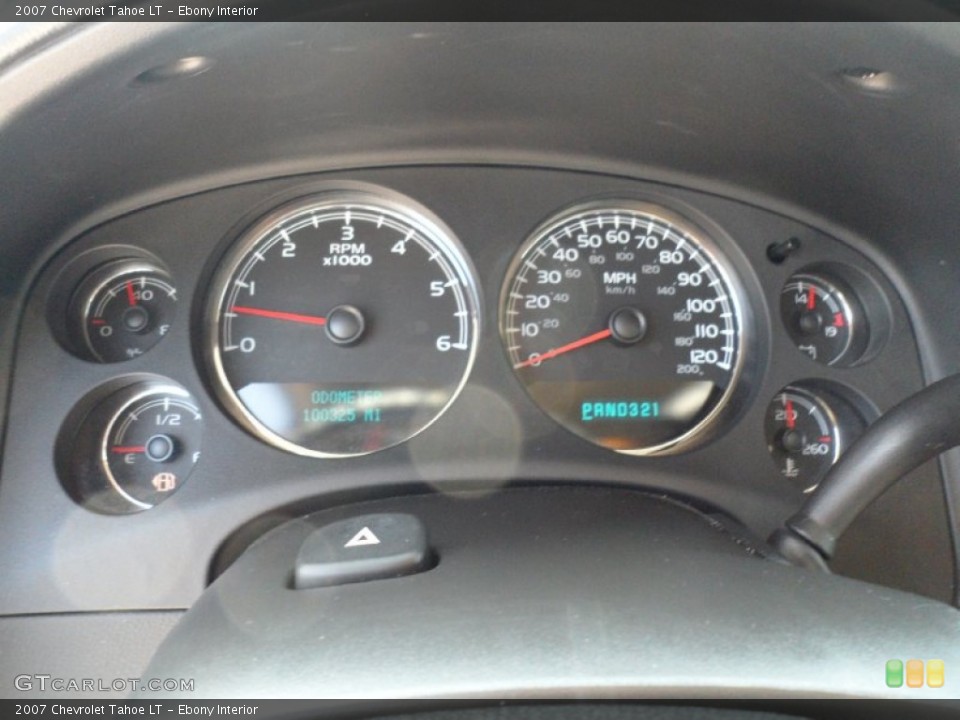 Ebony Interior Gauges for the 2007 Chevrolet Tahoe LT #50011831