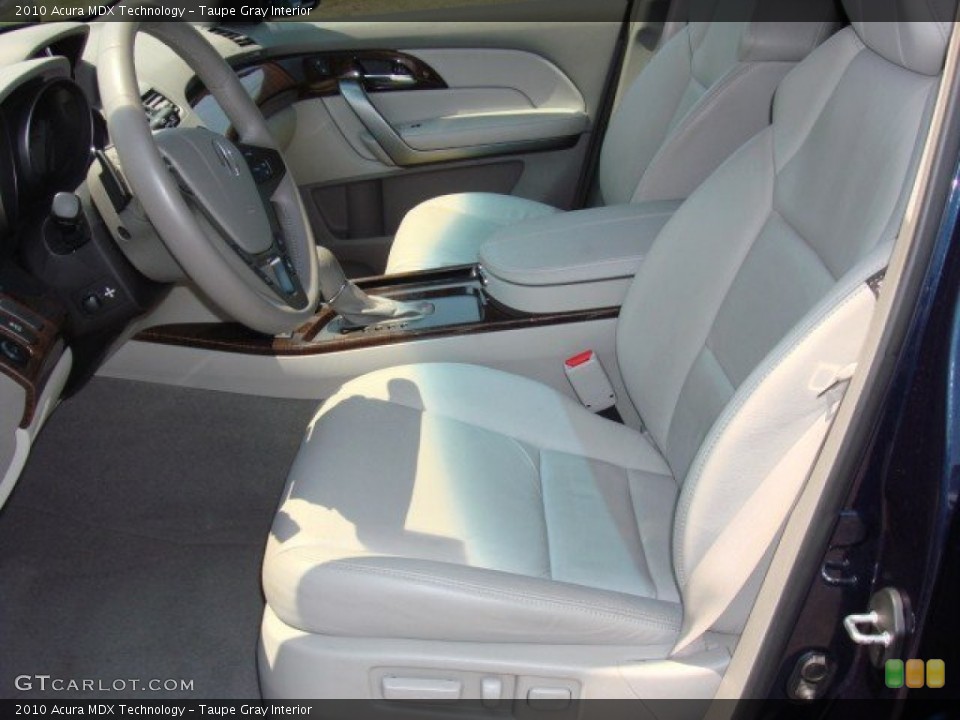 Taupe Gray Interior Photo for the 2010 Acura MDX Technology #50014420