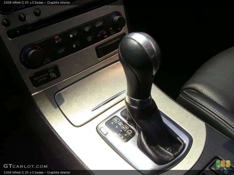 Graphite Interior Transmission for the 2008 Infiniti G 35 x S Sedan #50014480