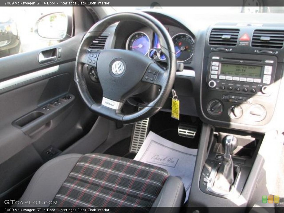 Interlagos Black Cloth Interior Photo for the 2009 Volkswagen GTI 4 Door #50015005