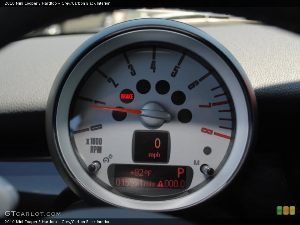 Grey/Carbon Black Interior Gauges for the 2010 Mini Cooper S Hardtop #50018341