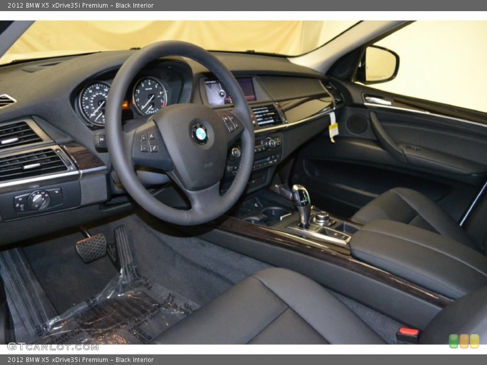 Black Interior Photo for the 2012 BMW X5 xDrive35i Premium #50020510