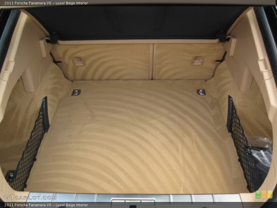 Luxor Beige Interior Trunk for the 2011 Porsche Panamera V6 #50021797
