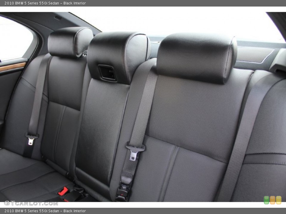 Black Interior Photo for the 2010 BMW 5 Series 550i Sedan #50022943