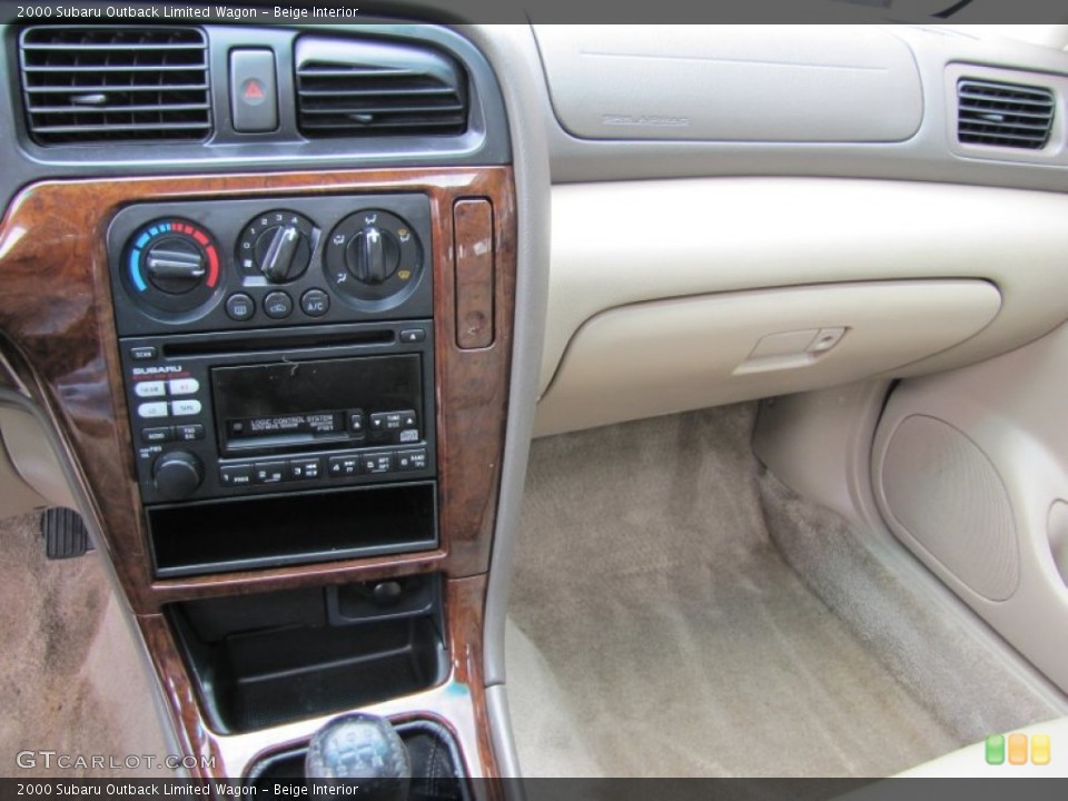 Beige Interior Dashboard for the 2000 Subaru Outback Limited Wagon #50023235