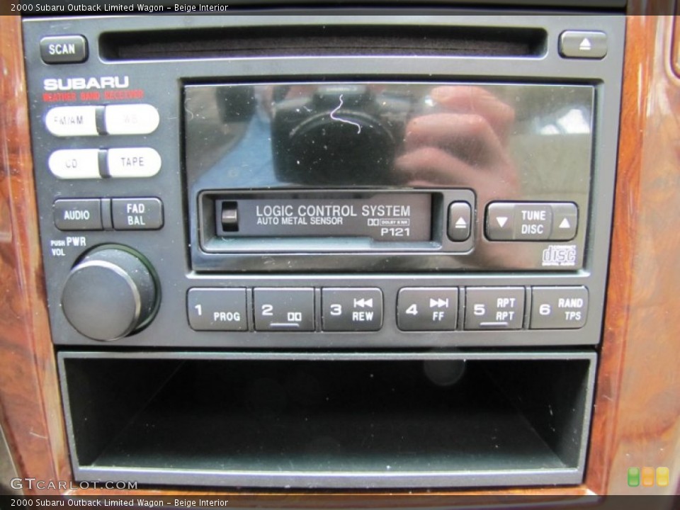 Beige Interior Controls for the 2000 Subaru Outback Limited Wagon #50023279