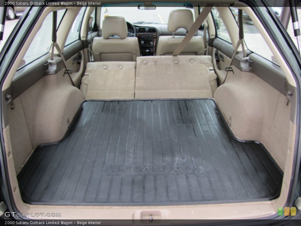 Beige Interior Trunk for the 2000 Subaru Outback Limited Wagon #50023441