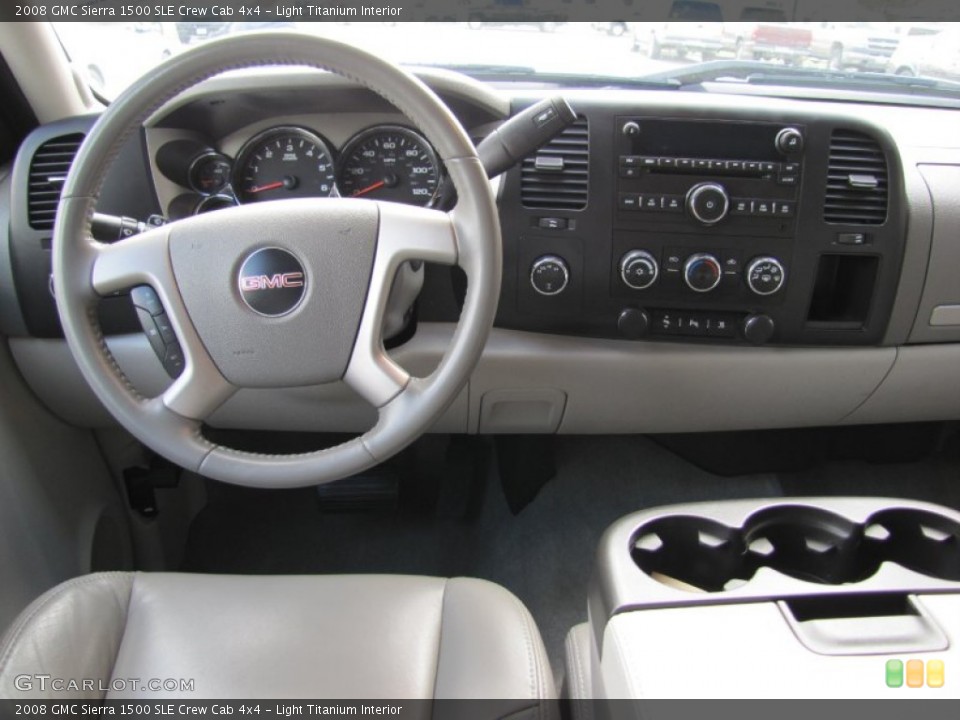 Light Titanium Interior Dashboard for the 2008 GMC Sierra 1500 SLE Crew Cab 4x4 #50023651