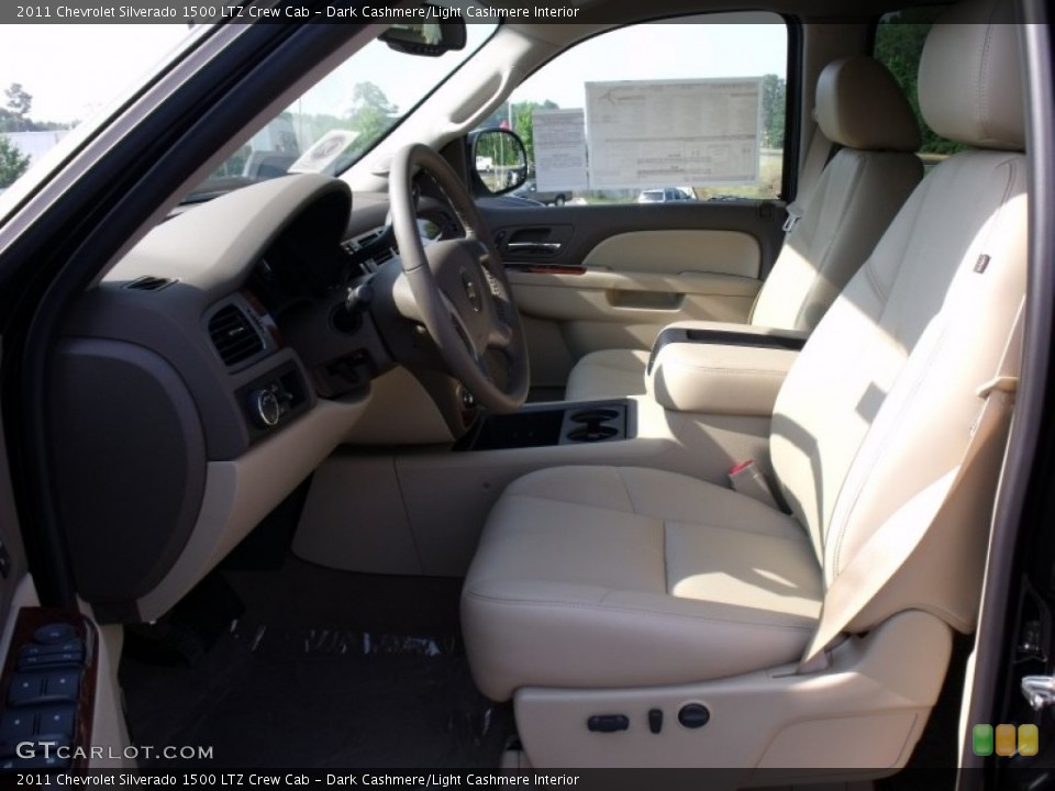 Dark Cashmere/Light Cashmere Interior Photo for the 2011 Chevrolet Silverado 1500 LTZ Crew Cab #50023654
