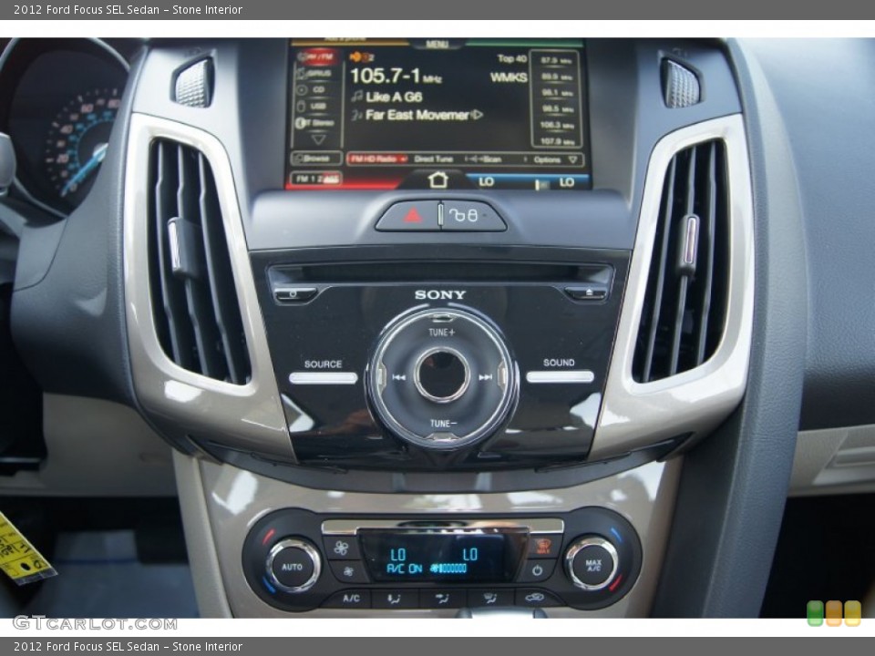 Stone Interior Controls for the 2012 Ford Focus SEL Sedan #50023726