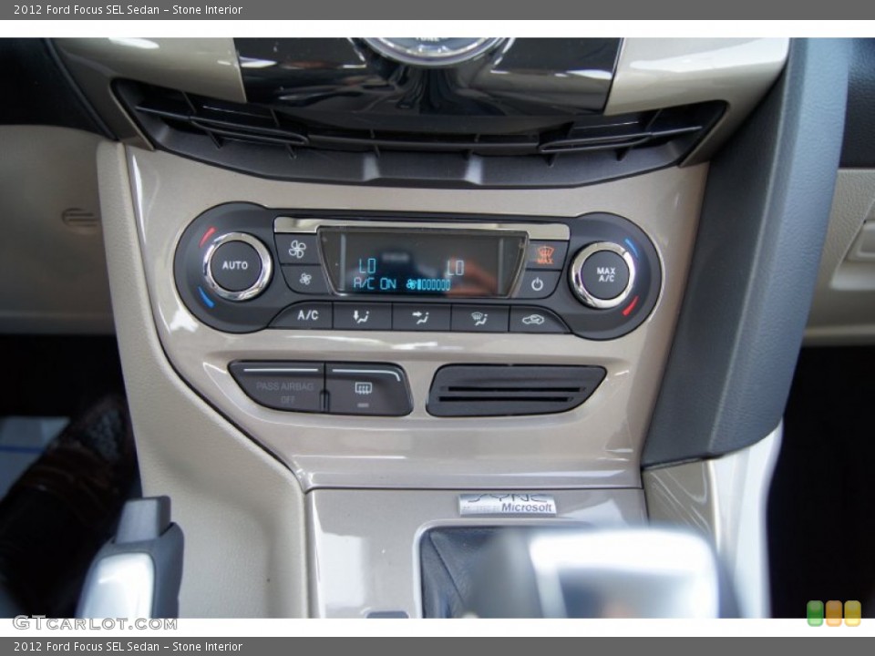 Stone Interior Controls for the 2012 Ford Focus SEL Sedan #50023741
