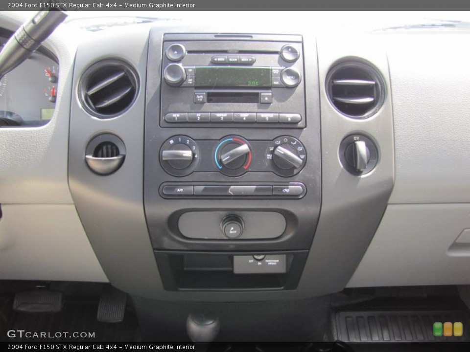 Medium Graphite Interior Controls for the 2004 Ford F150 STX Regular Cab 4x4 #50024275