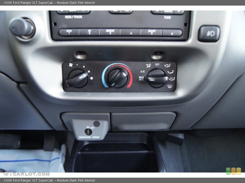 Medium Dark Flint Interior Controls for the 2006 Ford Ranger XLT SuperCab #50026195