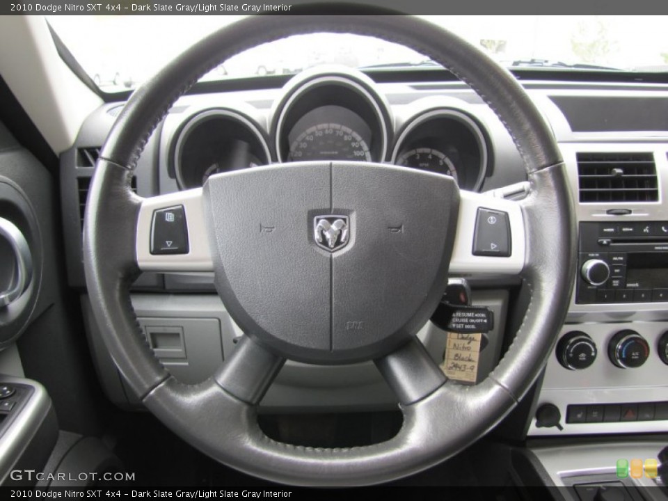 Dark Slate Gray/Light Slate Gray Interior Steering Wheel for the 2010 Dodge Nitro SXT 4x4 #50027254