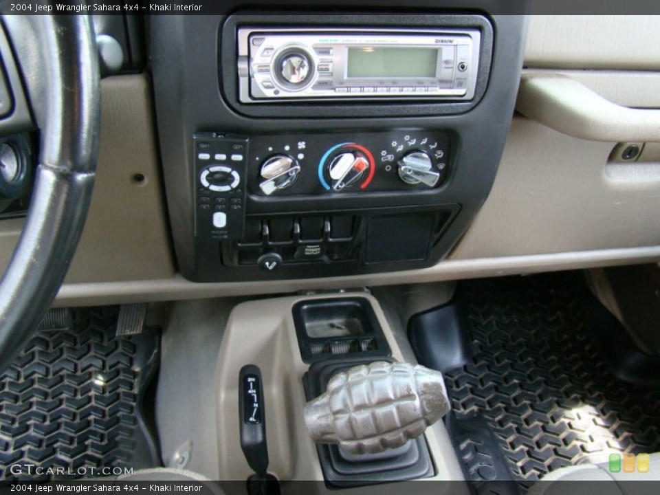 Khaki Interior Transmission for the 2004 Jeep Wrangler Sahara 4x4 #50029102