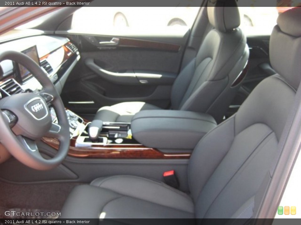 Black Interior Photo for the 2011 Audi A8 L 4.2 FSI quattro #50029168